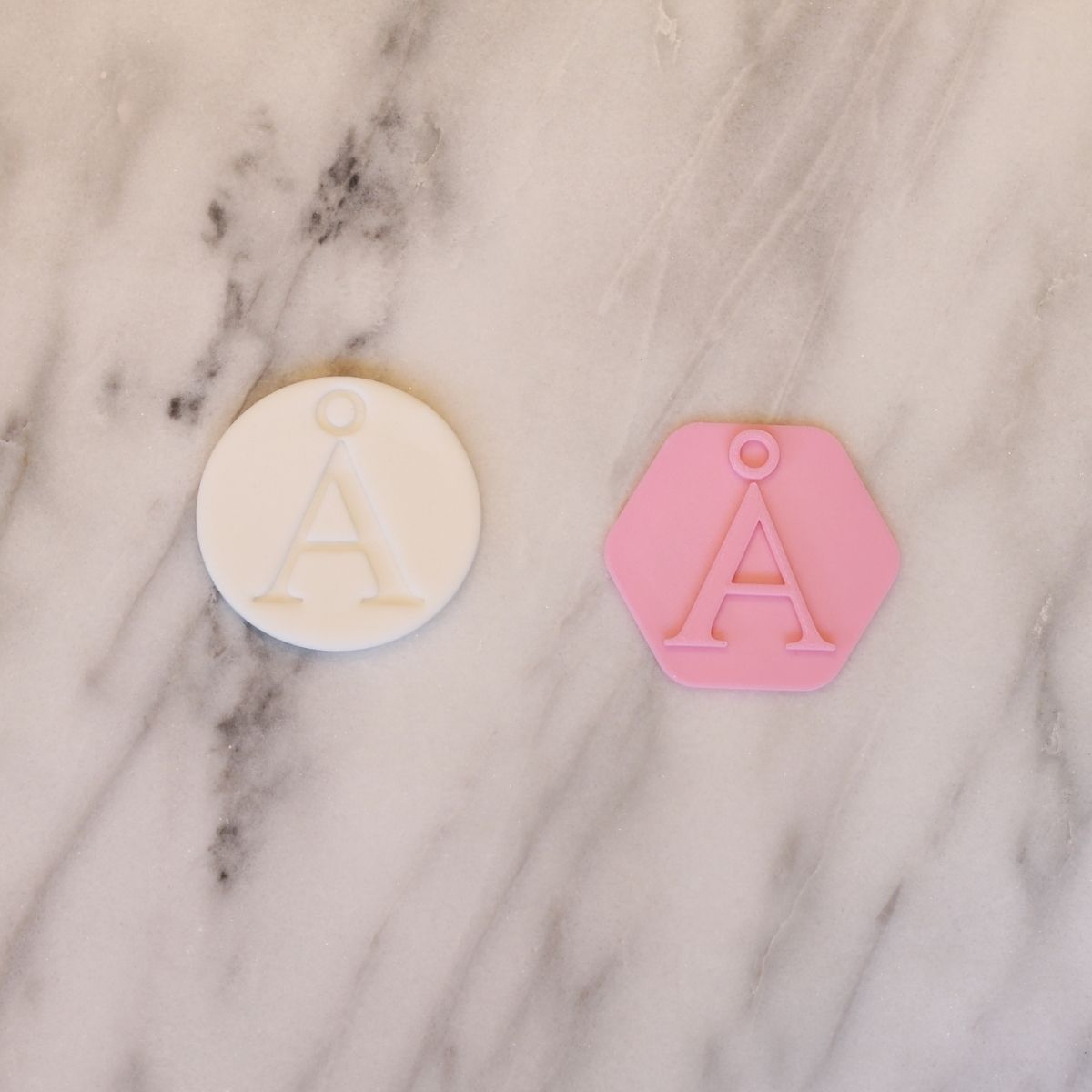 Fondantstempel Bokstav Å, ca. 4 cm LL