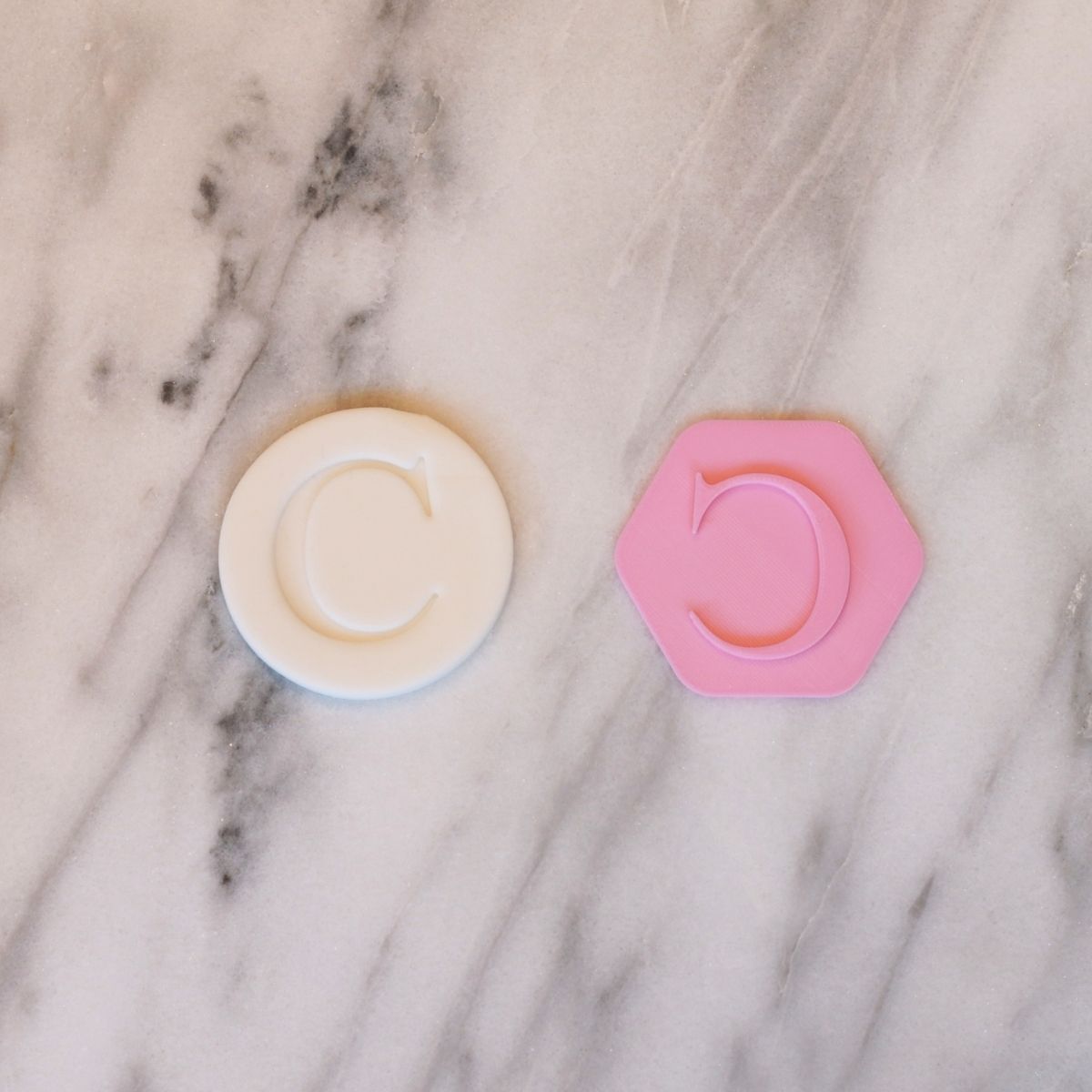 Fondantstempel Bokstav C, ca. 4 cm