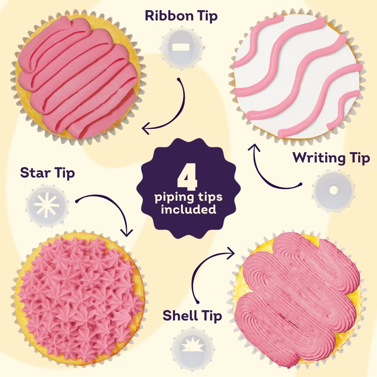 Wilton Pynteglasur Icing Rosa 212g