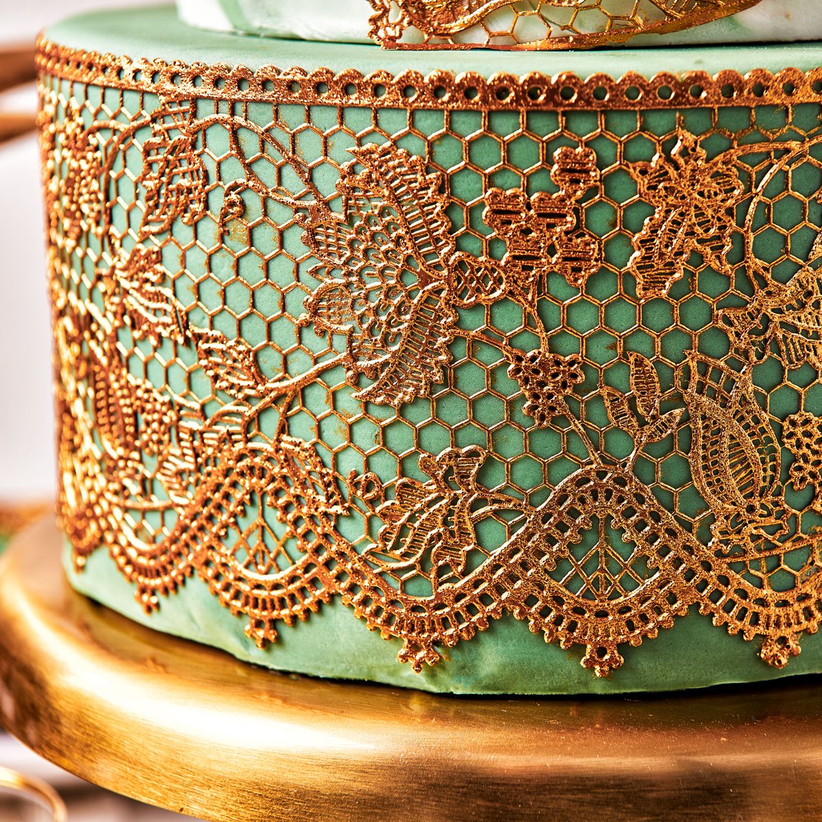 FunCakes Cake Lace Pearl Gold 200g