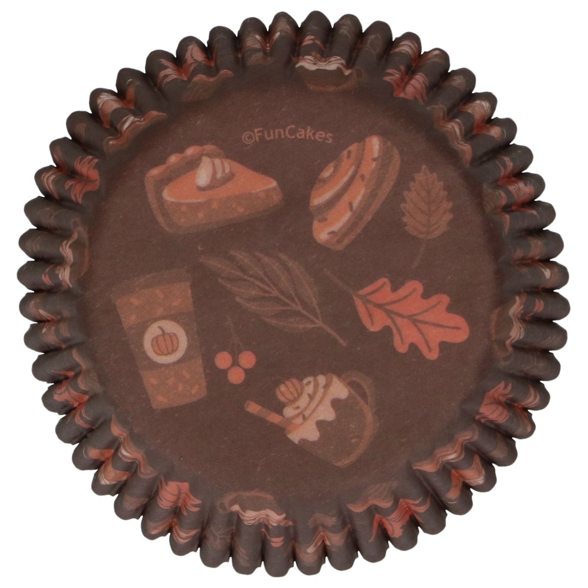FunCakes Muffinsform Høstblader 48stk