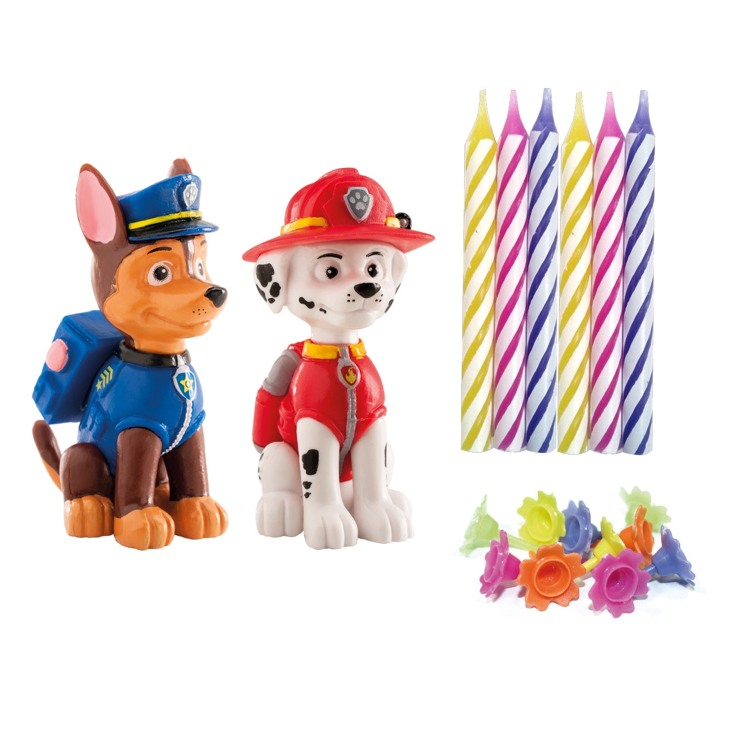 Kaketopper Paw Patrol m/10 stk lys