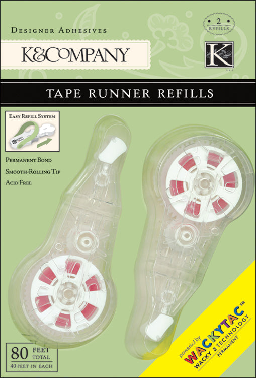 Tape Wacky Tac Adhesive Runner Refill 2 stk