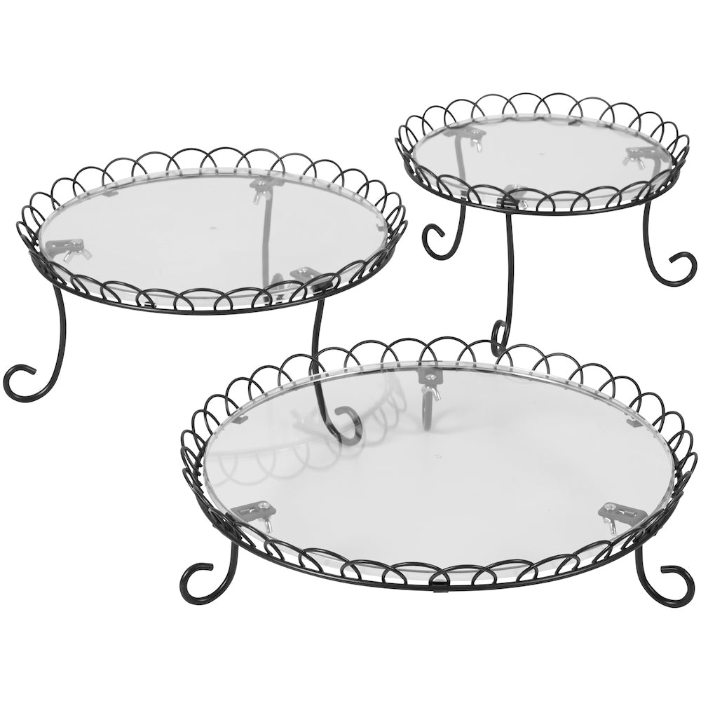 Kakestativ Nostalgi Svart i 3 etg