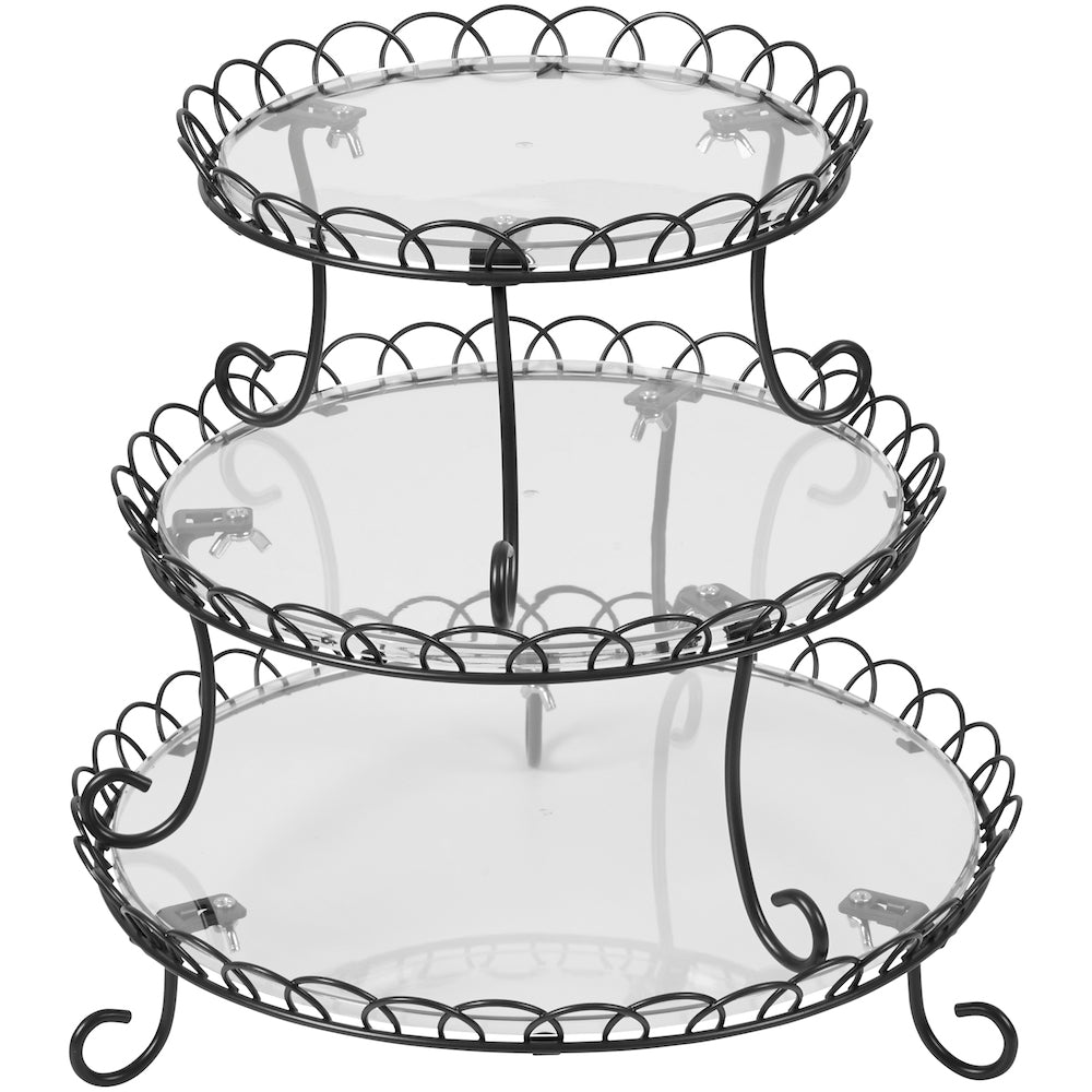 Kakestativ Nostalgi Svart i 3 etg 2