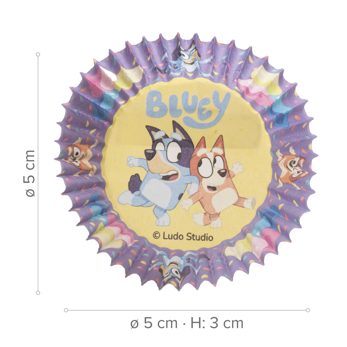 Muffinsform Bluey og Bingo 25stk