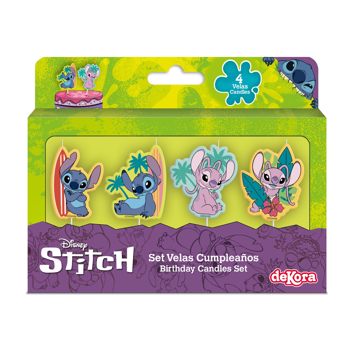 Kakelys Lilo & Stitch 4stk