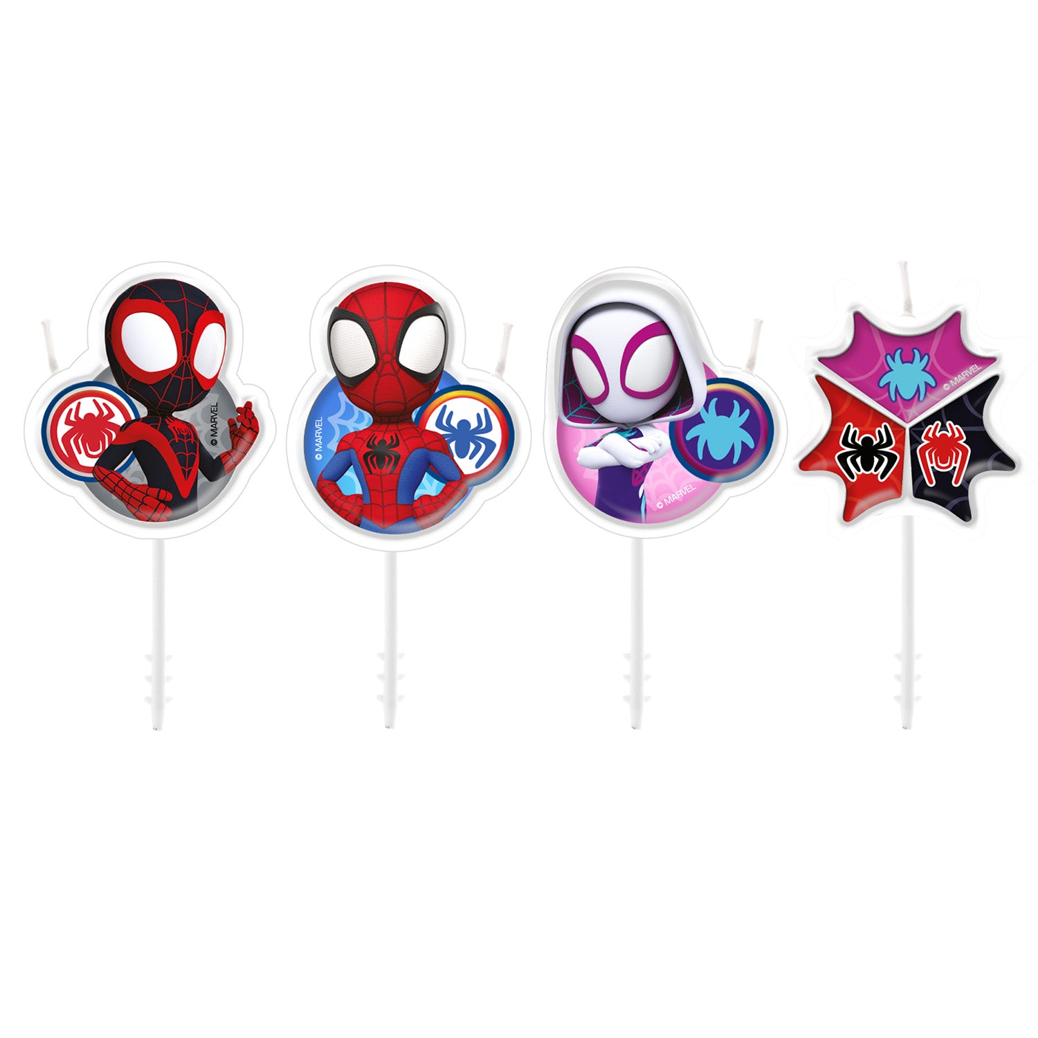 Kakelys Spidey, 4 stk