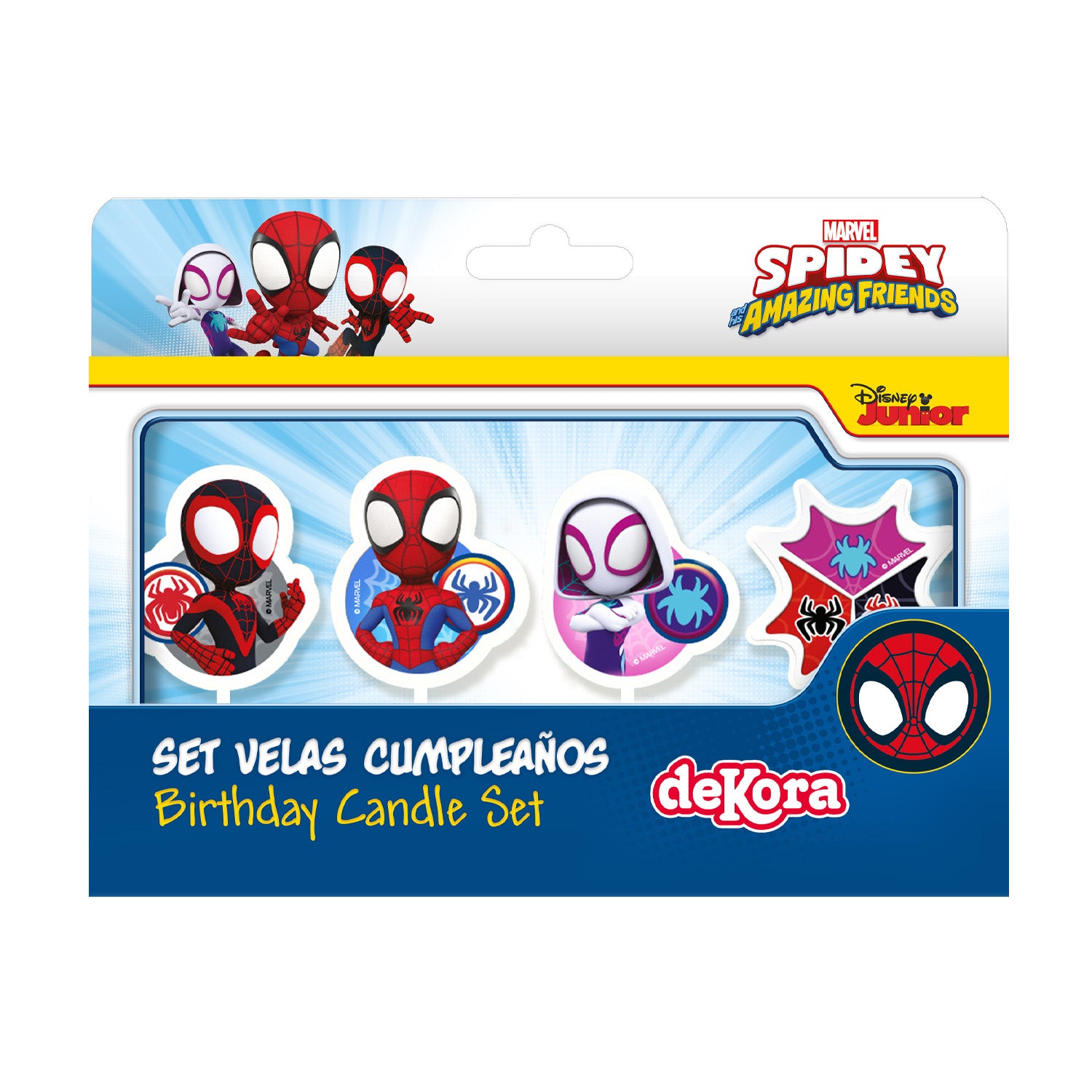 Kakelys Spidey, 4 stk