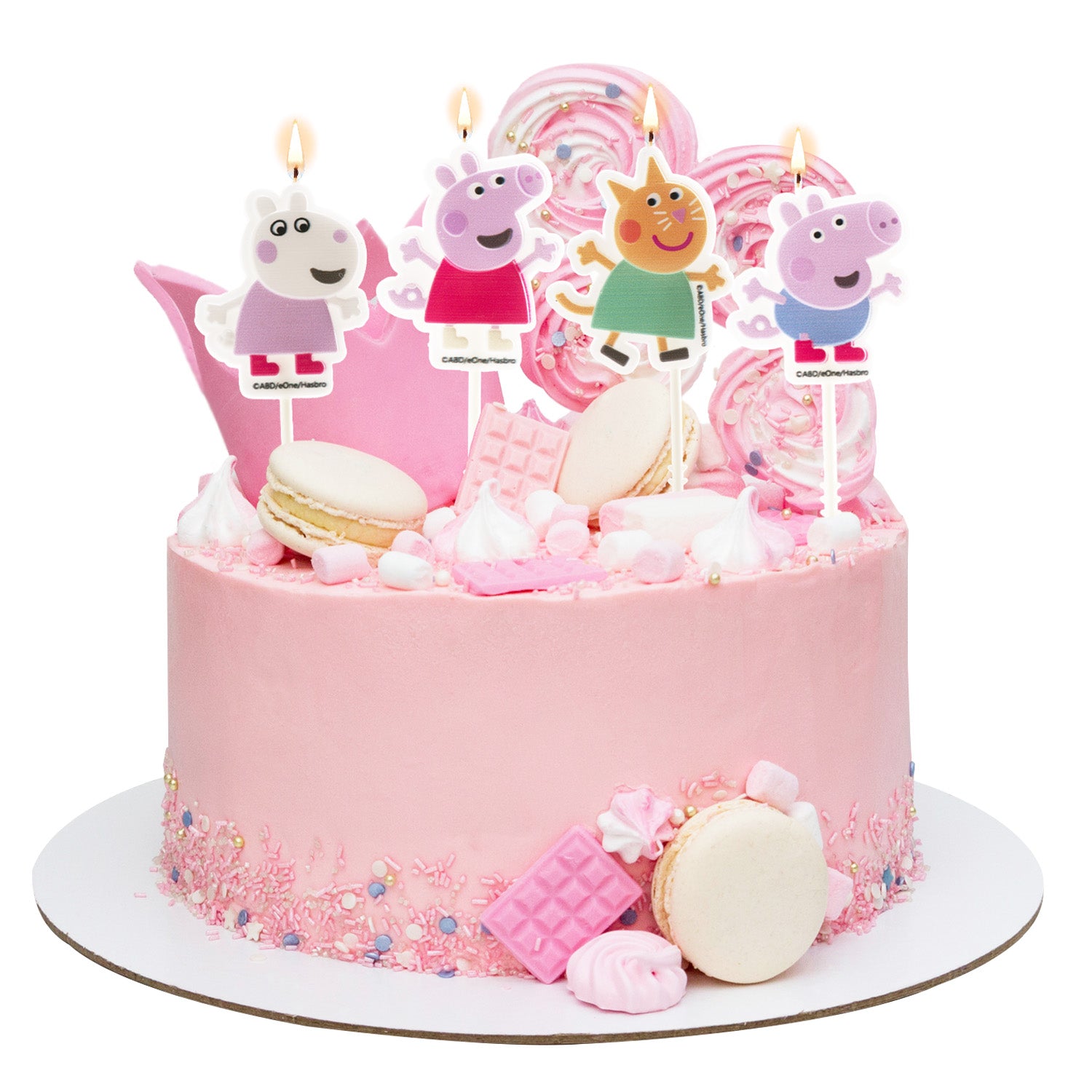 Kakelys Peppa Gris, 4 stk