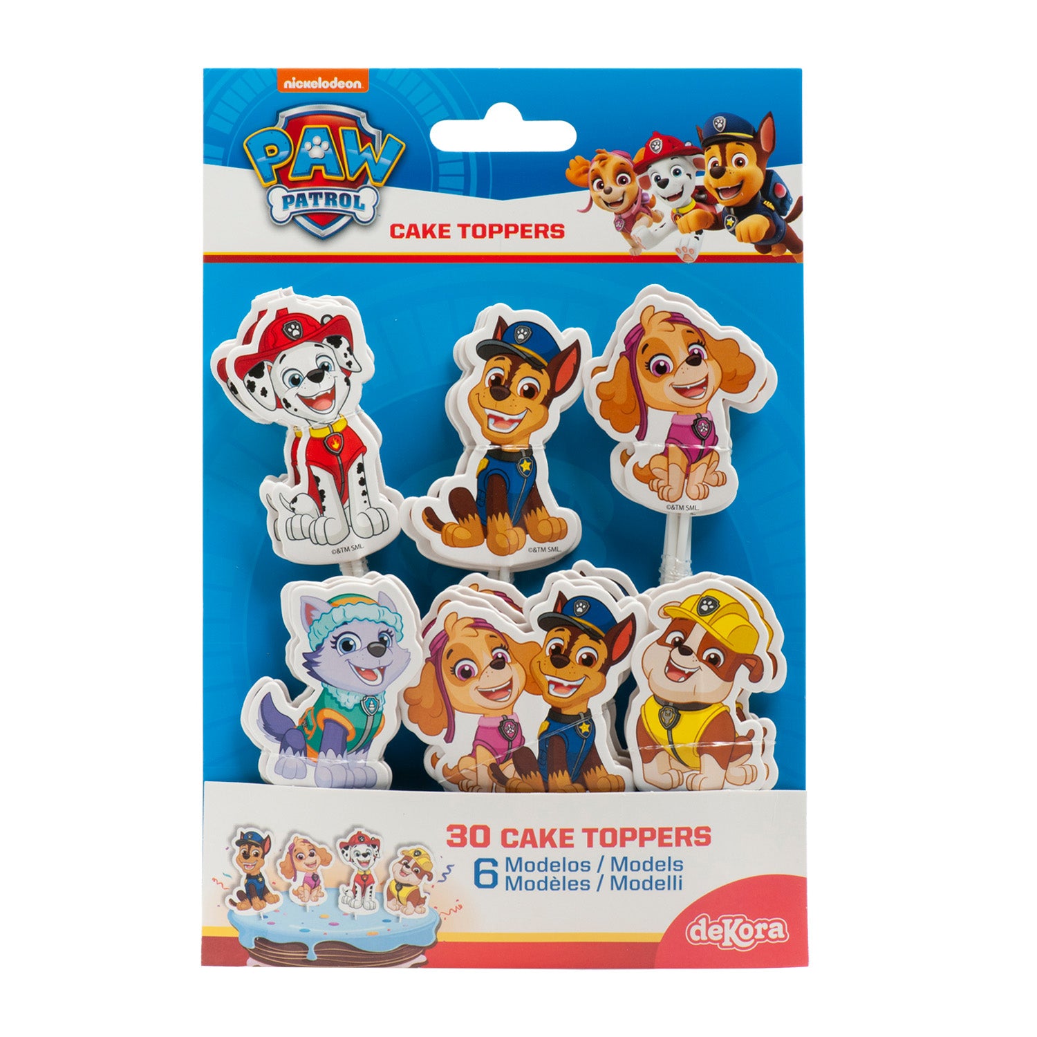 Kaketopper Paw Patrol 12 stk 2