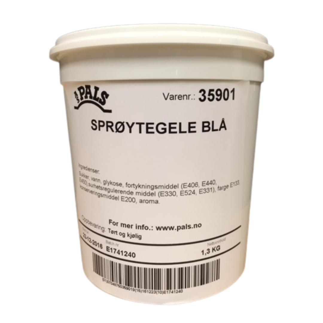 Pals Sprøytegele Blå 1,3kg