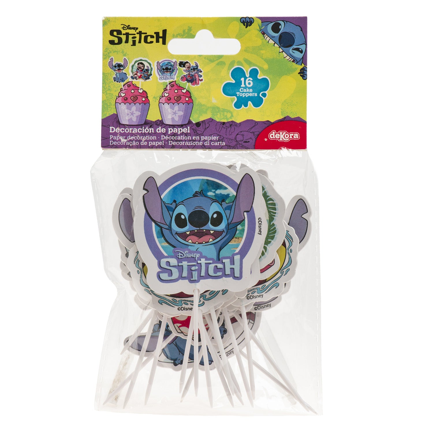 Kaketopper Stitch 8 stk