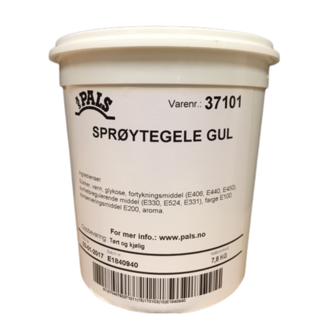 Pals Sprøytegele Gul 1,3kg