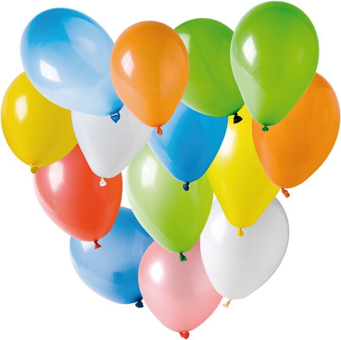 Ballonger Shimmer ass farger, 8 stk 2