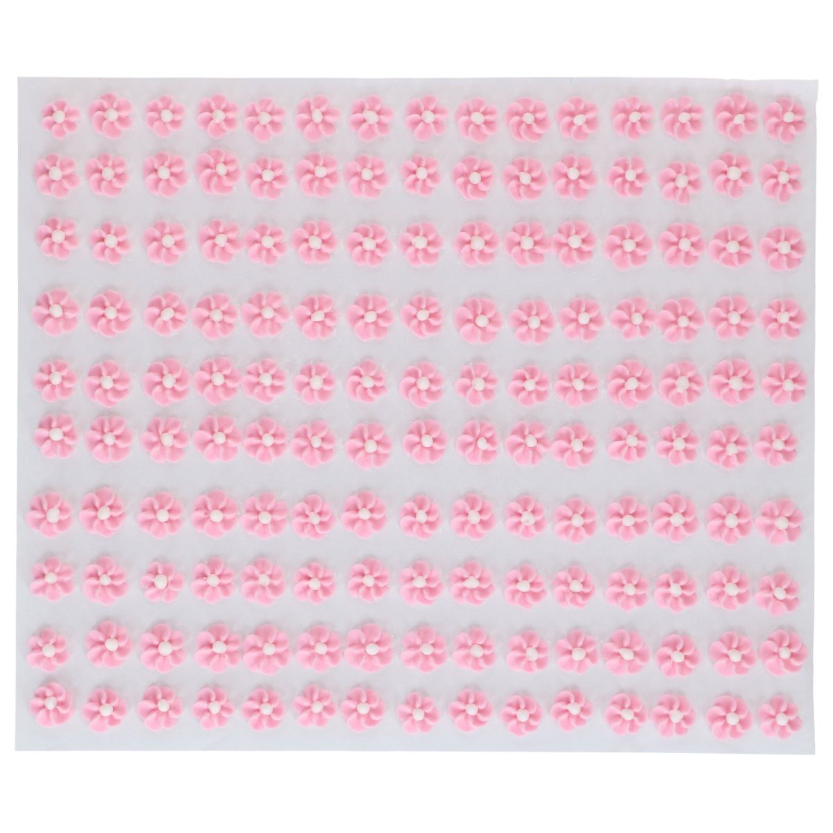 Kakepynt Spiselig Blomster Pastell 444 stk