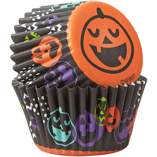 Muffinsform MINI Halloween Pumpkin, 100 stk