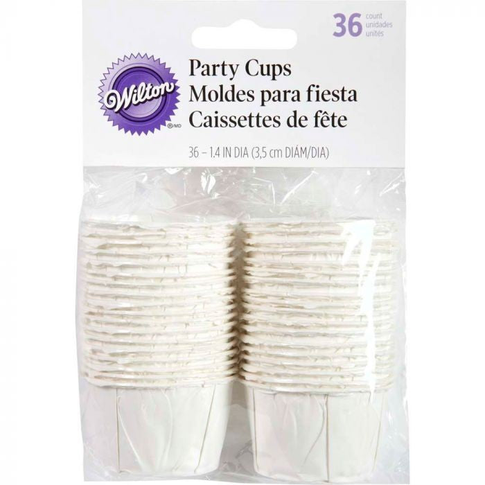 Muffinsform Nut Cup 3,5 cm Hvit, 36 stk
