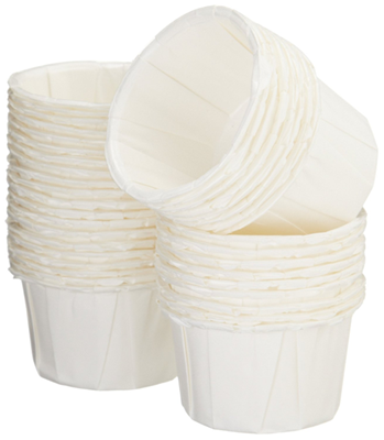 Muffinsform Nut Cup 5 cm Hvit, 24 stk 2