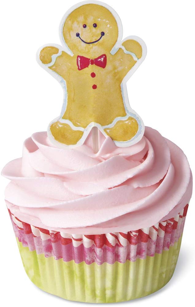 Muffinsform STD Jul pastell og sticks, 24 stk 4