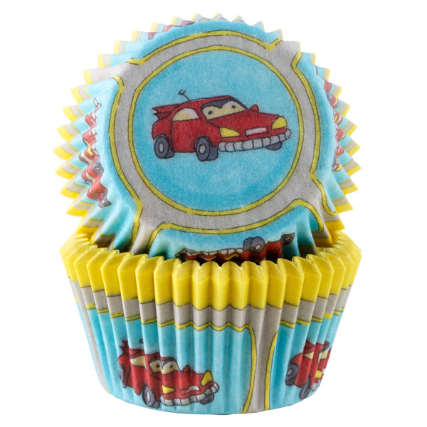 Muffinsform STD Biler, 50 stk