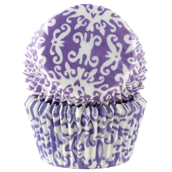 Muffinsform STD Brokade Lilla, 50 stk