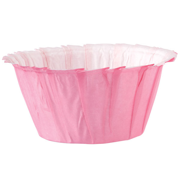 Muffinsform Ruffle Pink, 24 stk