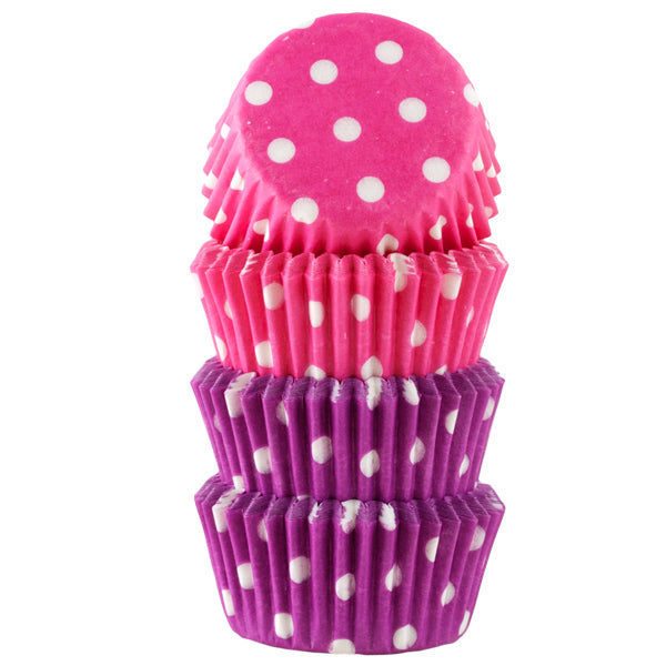 Muffinsform MINI Soft polka, 100 stk