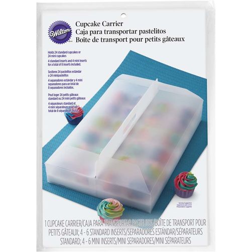 Cupcake Carrier i plast for 24 med muffins