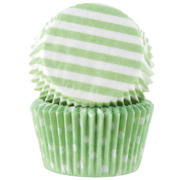Muffinsform STD Grønn pastell ass, 50 stk