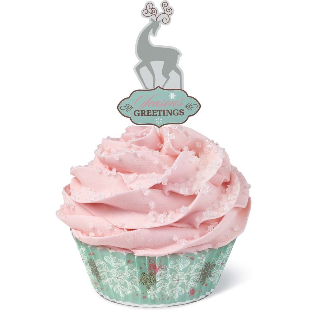 Muffinsform STD Snowflake og sticks, 24 stk 4