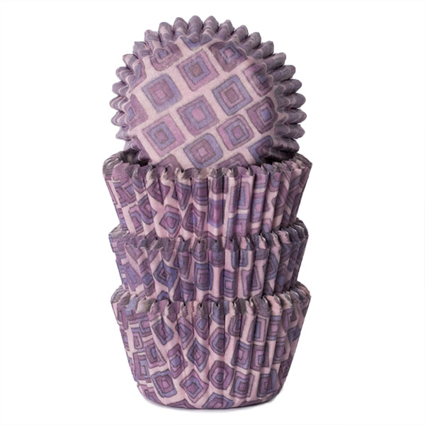 Muffinsform KONFEKT Lilla ruter, 100 stk 2