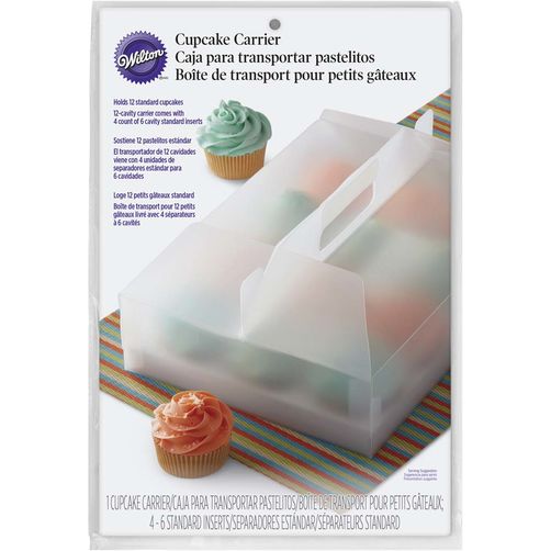 Cupcake Carrier i plast for 12 std muffins