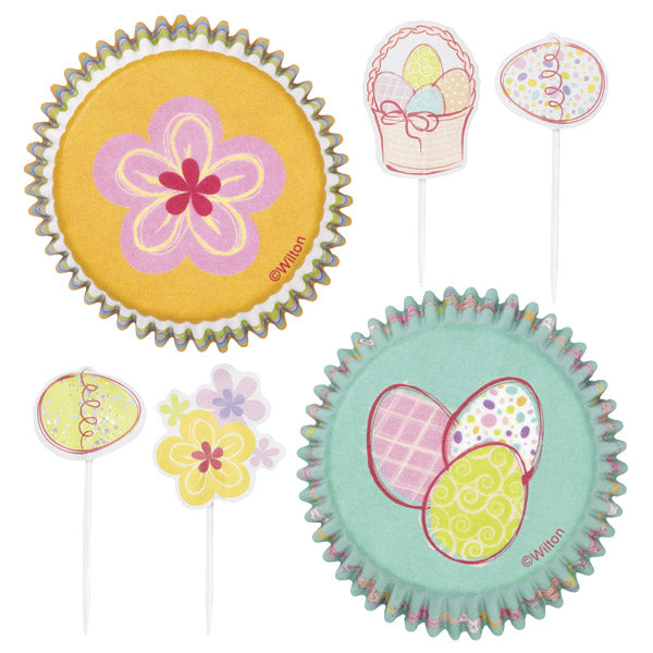 Muffinsform STD Spring Garden og sticks, 48 pc