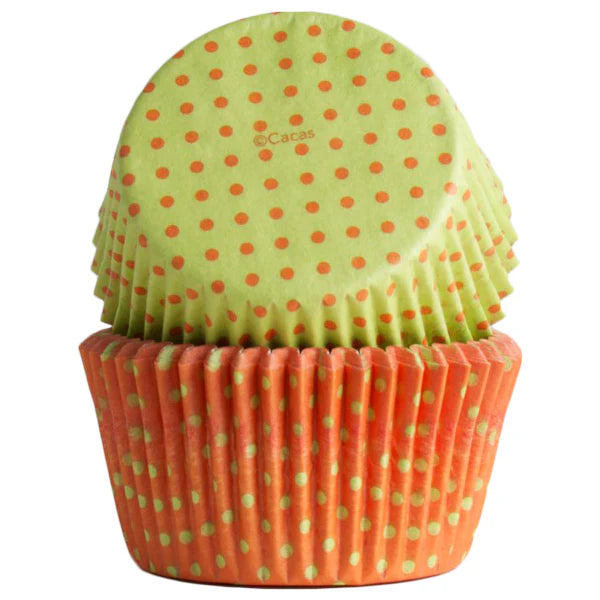 Muffinsform MINI Lime/Orange miniprikker, 100 stk