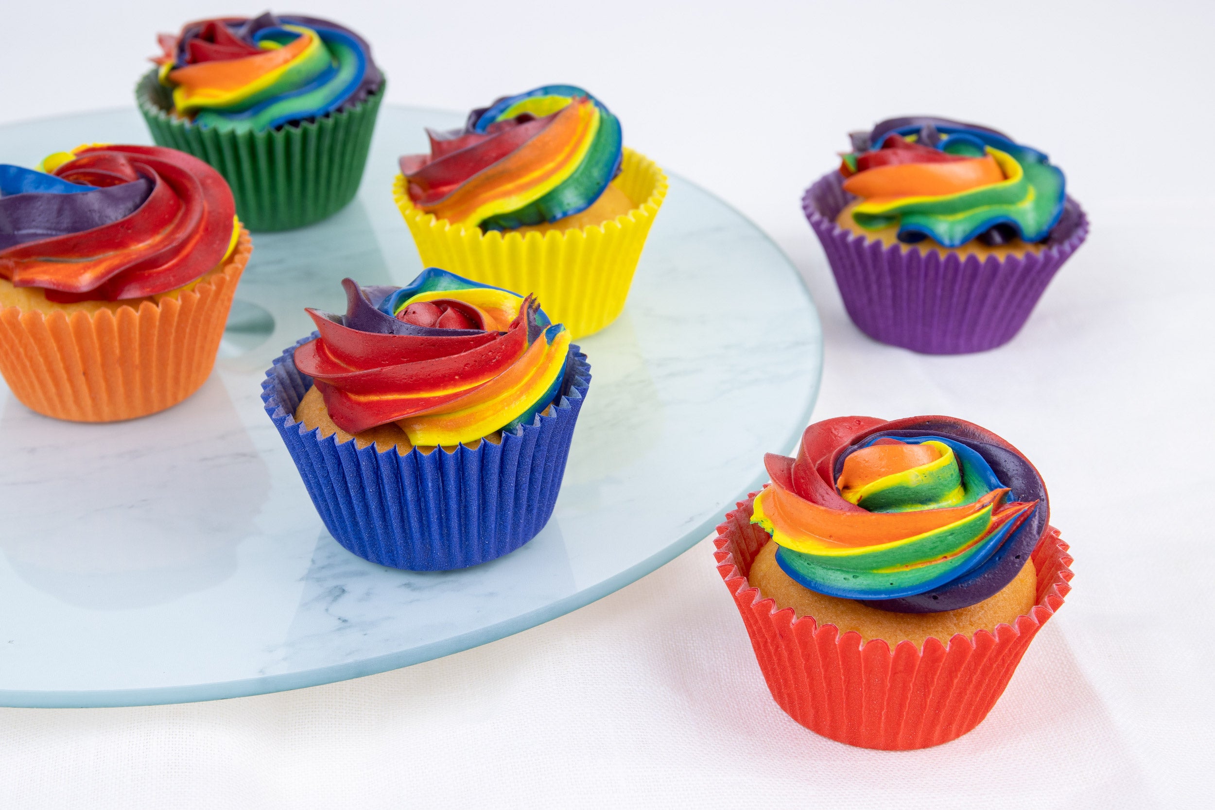 Muffinsform Regnbue 150 stk STD 3