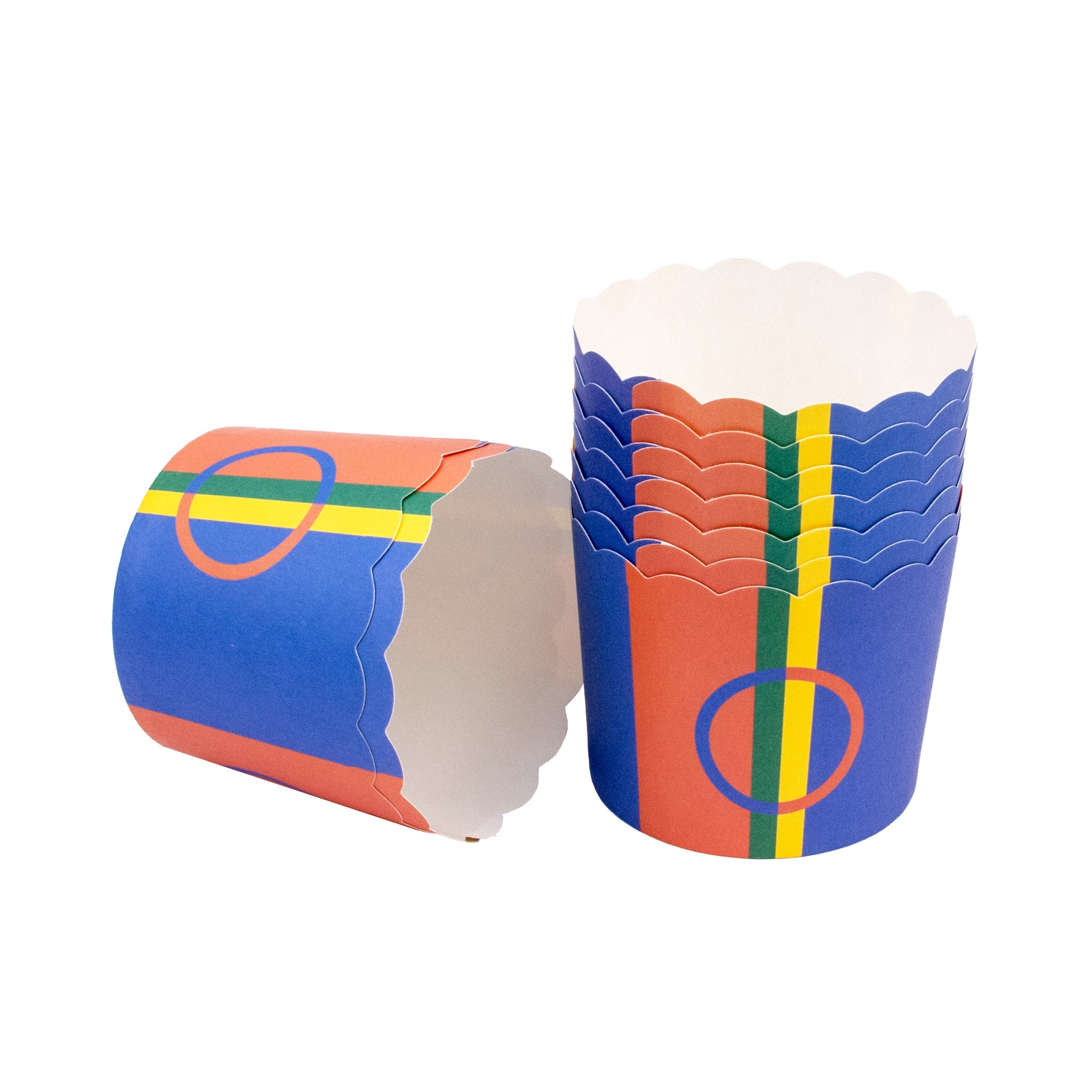 Muffinsformer Papp Sameflagg 20 stk