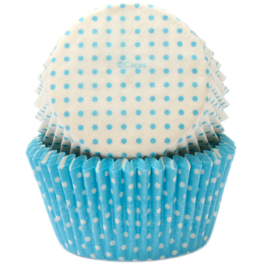 Muffinsform STD Lyseblå miniprikker, 50 stk 2