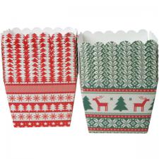 Muffinsform i papp kvadratisk, Jul, 20 stk