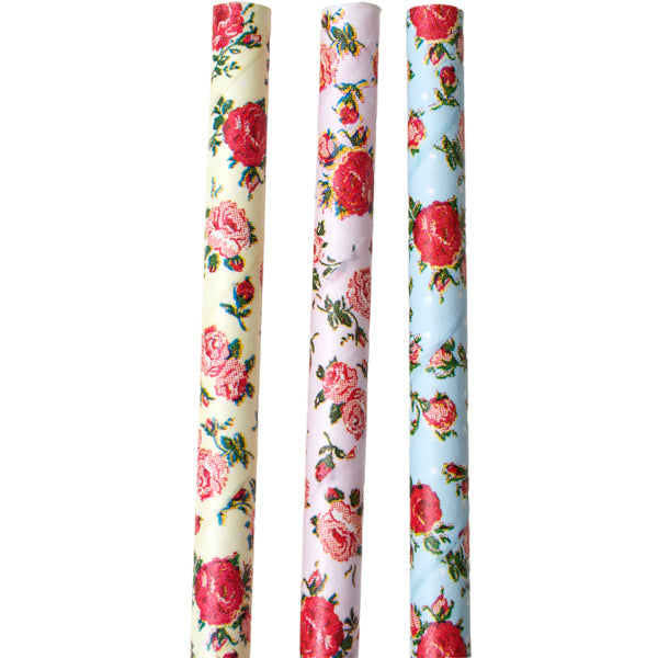 Sugerør i papir Blomster, 24 pk 2
