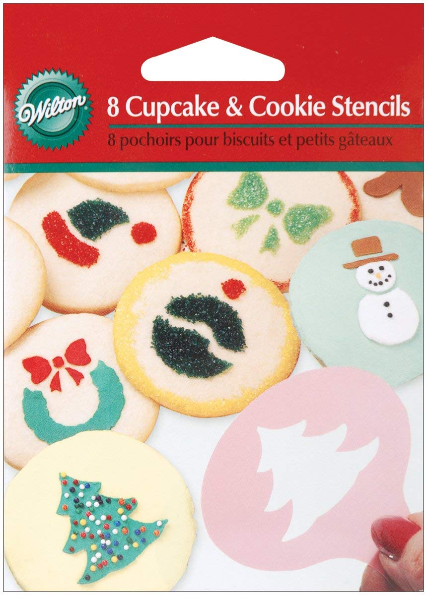 Stensil MINI CHRISTMAS, 8 PC