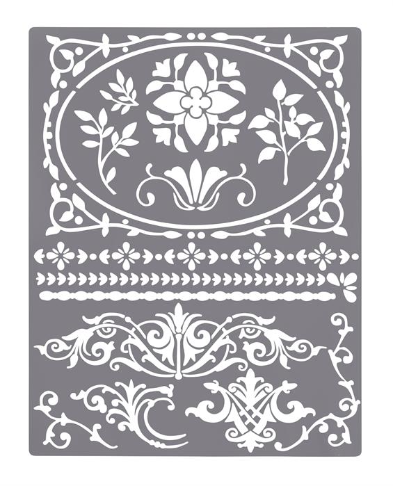 Stensil Orante Accents Embossing
