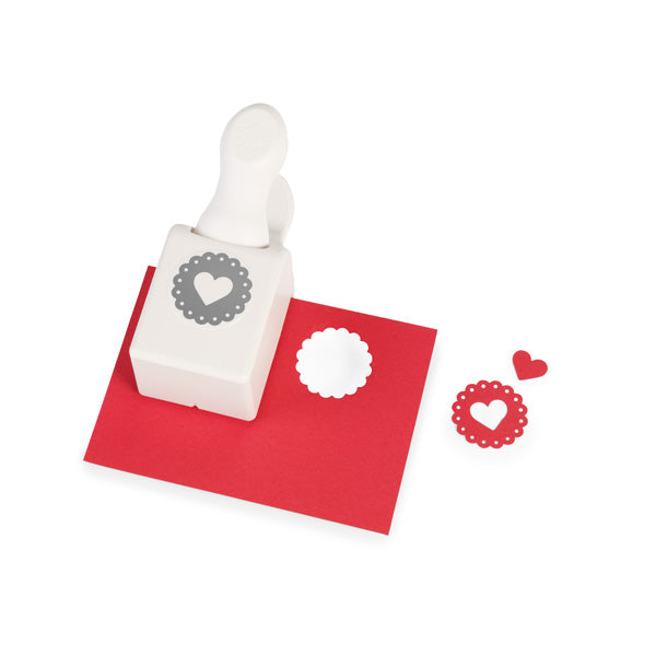 Medium Double Punch Heart Seal