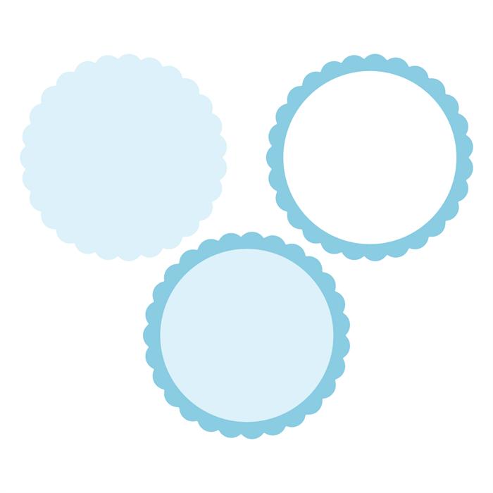 Layering Punch Scalloped Circle