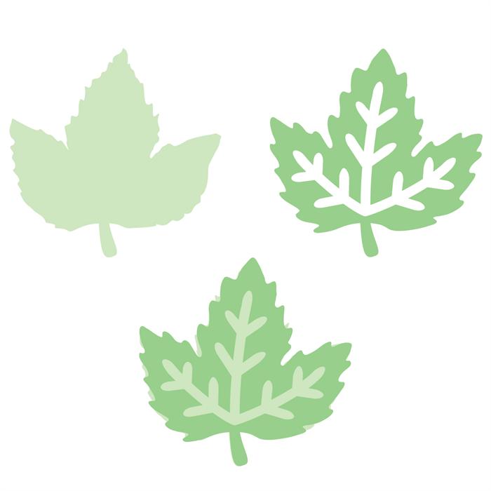 Layering Punch Leaf
