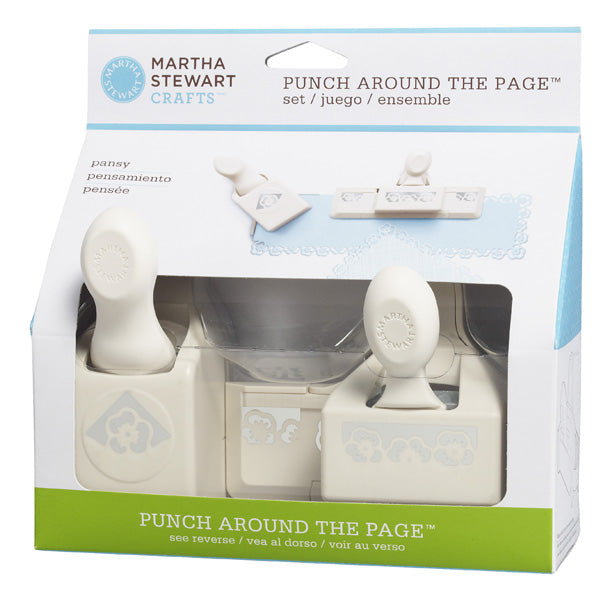 Punch around the page Set Pansy