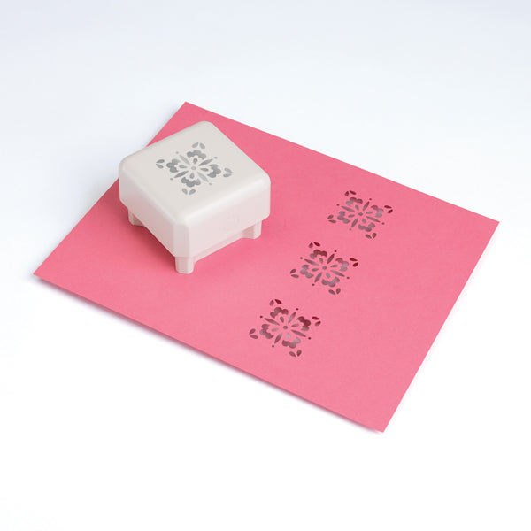 Punch All Over The Page- Floral Tile