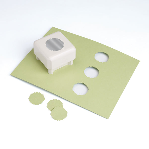 Punch All Over The Page - Pinking Circle