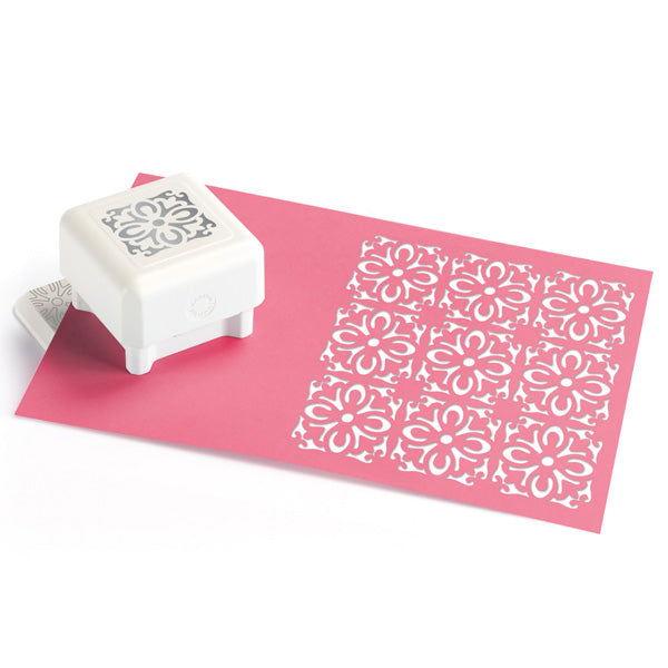 Punch All Over the Page-Country Tile Pattern