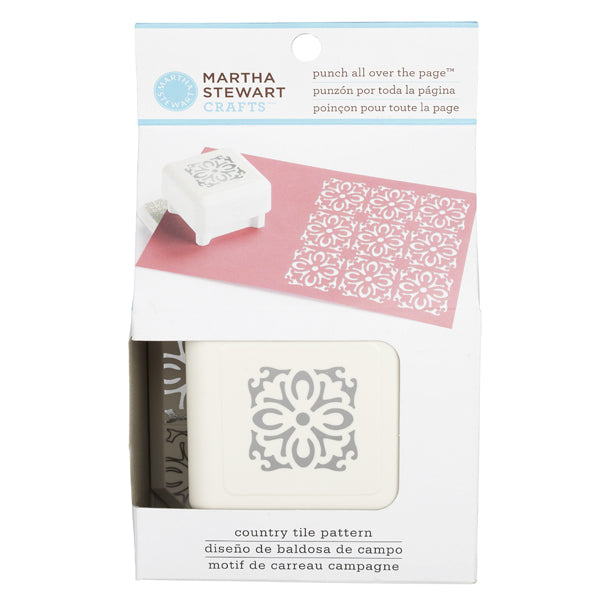 Punch All Over the Page-Country Tile Pattern 2